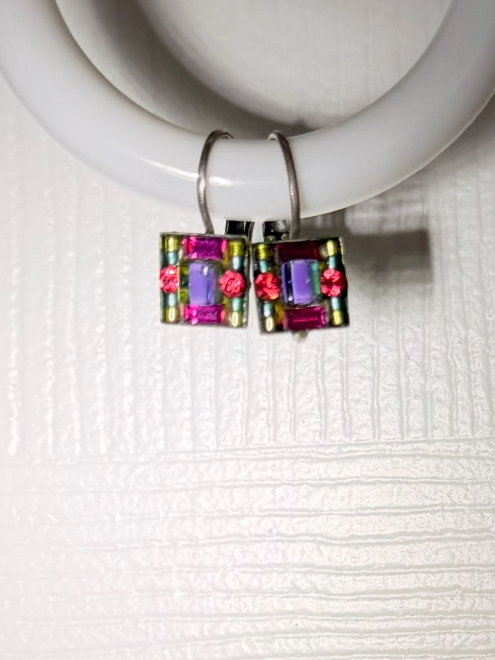 Gorgeous Firefly 💎 Handmade Sparkly Crystal French Clasp Earrings